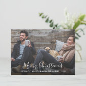 Créez votre propre carte Joyeux Noël photo (Debout devant)