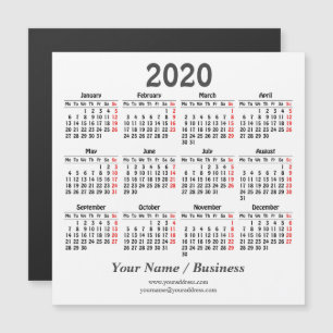 Créez votre propre carte magnétique 2020