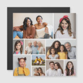 Créez Votre Propre Carte Magnétique Collage De 10  (Devant / Derrière)