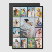 Créez Votre Propre Carte Magnétique Collage De 13  (Devant / Derrière)