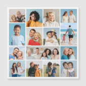 Créez Votre Propre Carte Magnétique Collage De 15 (Devant)