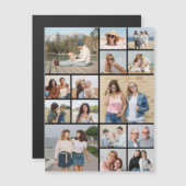 Créez Votre Propre Carte Magnétique Collage De 15 (Devant / Derrière)