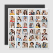 Créez Votre Propre Carte Magnétique Collage Photo  (Devant / Derrière)