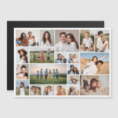 Créez Votre Propre Carte Magnétique Collage Photo  (Devant / Derrière)