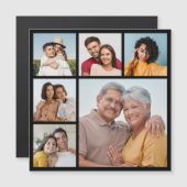 Créez votre propre carte magnétique de Collage de  (Devant / Derrière)