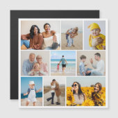 Créez votre propre carte magnétique de Collage de  (Devant / Derrière)