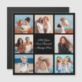 Créez votre propre carte magnétique de Collage de (Devant / Derrière)