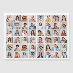Créez votre propre carte magnétique de collage pho