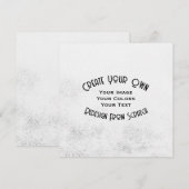 Créez votre propre carte personnalisée (Devant / Derrière)