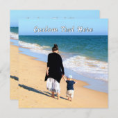 Créez votre propre Carte photo avec du texte perso (Devant / Derrière)