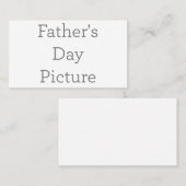 Cartes de visite États-Unis : 8,9 cm x 5,1 cm (Devant / Derrière)