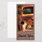 Créez votre propre carte photo de Merci (Devant / Derrière)