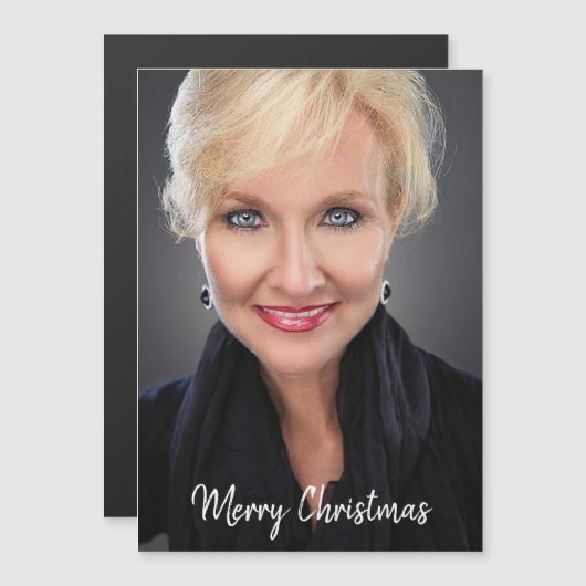 Créez votre propre Carte photo magnétique (Devant / Derrière)