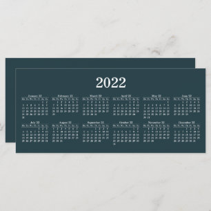 Créez votre propre carte plat 2022 calendrier