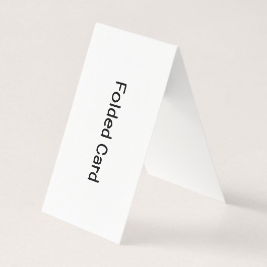 Créez votre propre carte pliée verticale (Front)