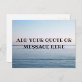 Créez votre propre carte postale (Devant / Derrière)