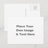 Créez votre propre carte postale (Devant / Derrière)