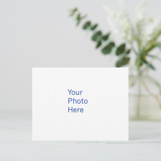 Créez votre propre carte postale (Debout devant)