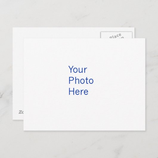 Créez votre propre carte postale (Devant / Derrière)