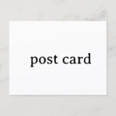 Créez votre propre carte postale à conception simp (Devant)