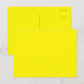 Créez votre propre carte postale brillante couleur (Devant / Derrière)