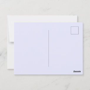 Créez votre propre carte postale brillante lavande