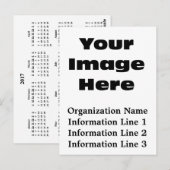 Créez votre propre carte postale Calendrier person (Devant / Derrière)
