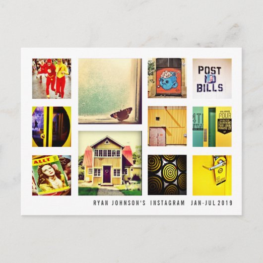 Créez votre propre carte postale Collage de photos (Devant)