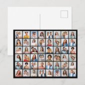 Créez votre propre carte postale de collage de 48 (Devant / Derrière)