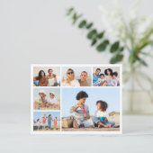 Créez votre propre carte postale de collage photo  (Debout devant)