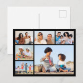 Créez votre propre carte postale de collage photo  (Devant / Derrière)