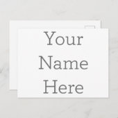 Carte postale, Taille : Carte postale standard, Papier: Mat signature, Enveloppes: Aucun (Devant / Derrière)