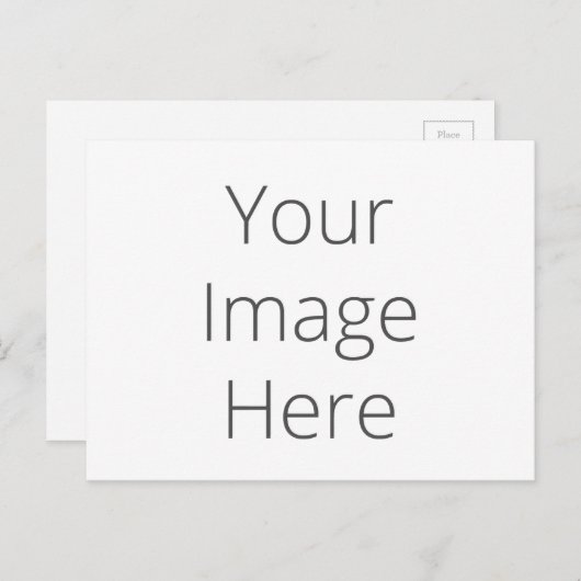 Créez votre propre carte postale personnalisée (Devant / Derrière)
