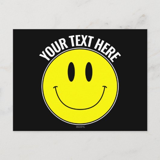Créez Votre Propre Carte Postale Smilie Smile (Devant)