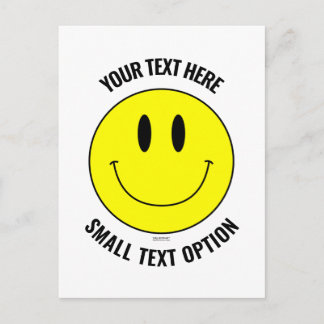 Créez Votre Propre Carte Postale Smilie Sourire