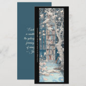 Créez votre propre carte Signet de bibliothèque Ma (Devant / Derrière)