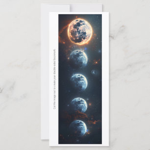 Créez votre propre carte signet de pleine lune