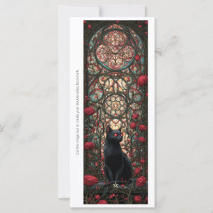 Créez votre propre carte signet de roses de chat n