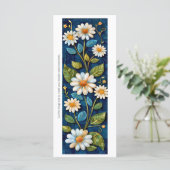 Créez votre propre carte Signet Denim Daisy (Debout devant)