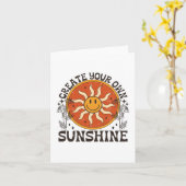 Créez votre propre carte Sunshine (Fleur jaune)