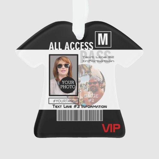 Créez votre propre carte VIP Pass 8 façons de pers (devant)