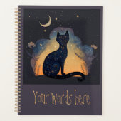 Créez votre propre chat noir mystique Silhouette (Devant)