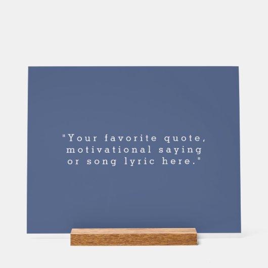 Créez Votre Propre Citation (Recto)