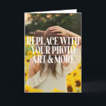 Créez votre propre code QR sur la carte arrière<br><div class="desc">Facile de créer votre propre code QR personnalisé sur la carte de voeux arrière, disponible en 3 tailles de Ricaso - changer l'image arrière - plan - ajouter du texte - modifier plus y compris le style de texte, la couleur etc - cliquez sur personnaliser, faites défiler vers le bas...</div>