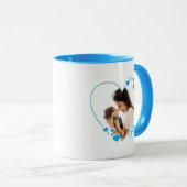 Créez votre propre coeur Photo Mug (Devant droit)
