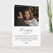 Créez Votre Propre Collage Photo Carte De Vœux Pli (Dos)