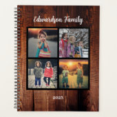 Créez votre propre collage photo de famille rustiq (Devant)