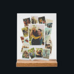 Créez votre propre collage photo de film instantan<br><div class="desc">Créez votre propre colage photo en acrylique avec 15 photos préférées dans un cadre vintage de style film instantané.</div>