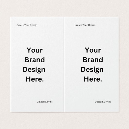 Créez votre propre conception et impression (Outside Unfolded)