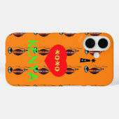 Créez votre propre coque iphone Orange Xoxo (Verso (horizontal))